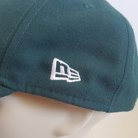New Era 9Forty Milwaukee Bucks Basketball Green Baseball Hat Cap - Picture 7 of 12